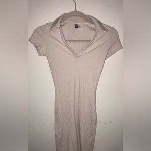 H&M form fitting collard dress